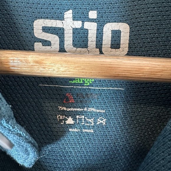 Stio Men's Casual Button Down Shirt - Teal - Picture 7 of 11